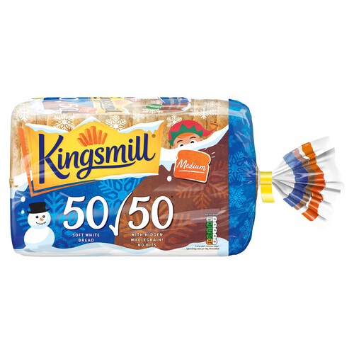 Kingsmill 50/50 Medium Bread 