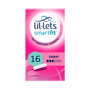 Lil-Lets Non-Applicator Tampons Super Plus