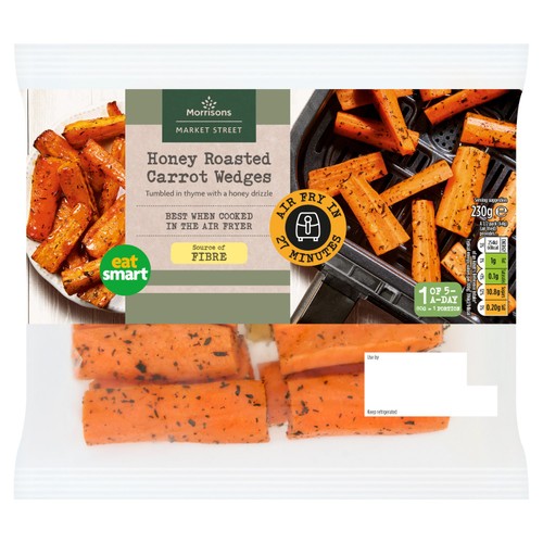 Morrisons Honey Roasted Carrot Wedges 230g