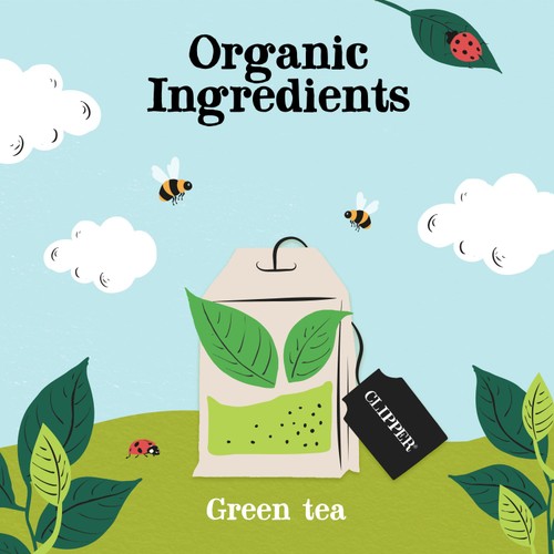 Clipper Organic & Fairtrade 40 Green Tea Bags 80g 