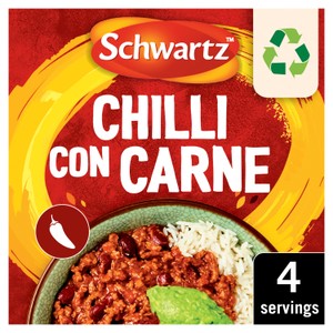 Schwartz Hot Chilli con Carne Recipe Mix