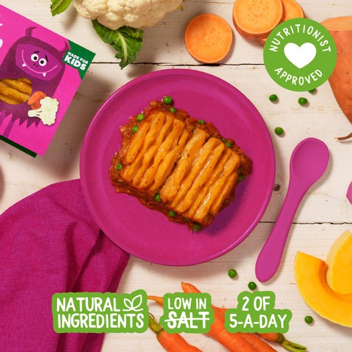 Piccolo Cottage Pie With Sweet Potato, Cheese & Cauliflower 200g
