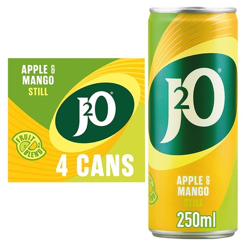J2O Apple & Mango Still Cans 4 x 250ml