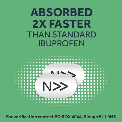 Nurofen Express Ibuprofen Caplets 256mg