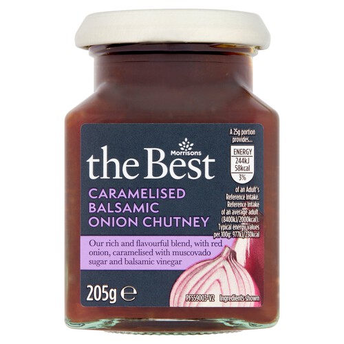 Morrisons The Best Caramelised Balsamic Onion Chutney (205g) 