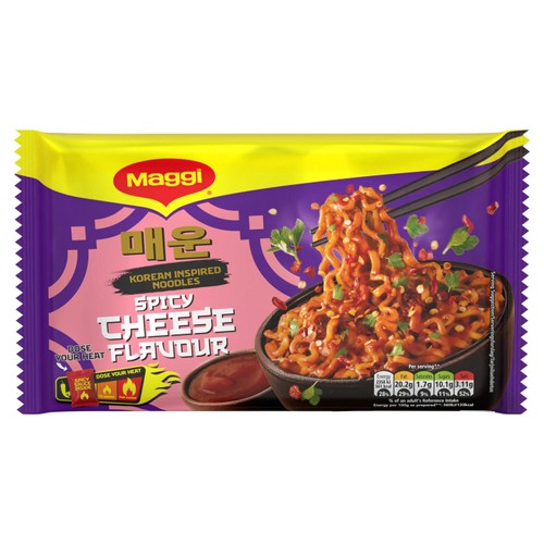 Maggi Korean Spicy Creamy Cheese Noodles 