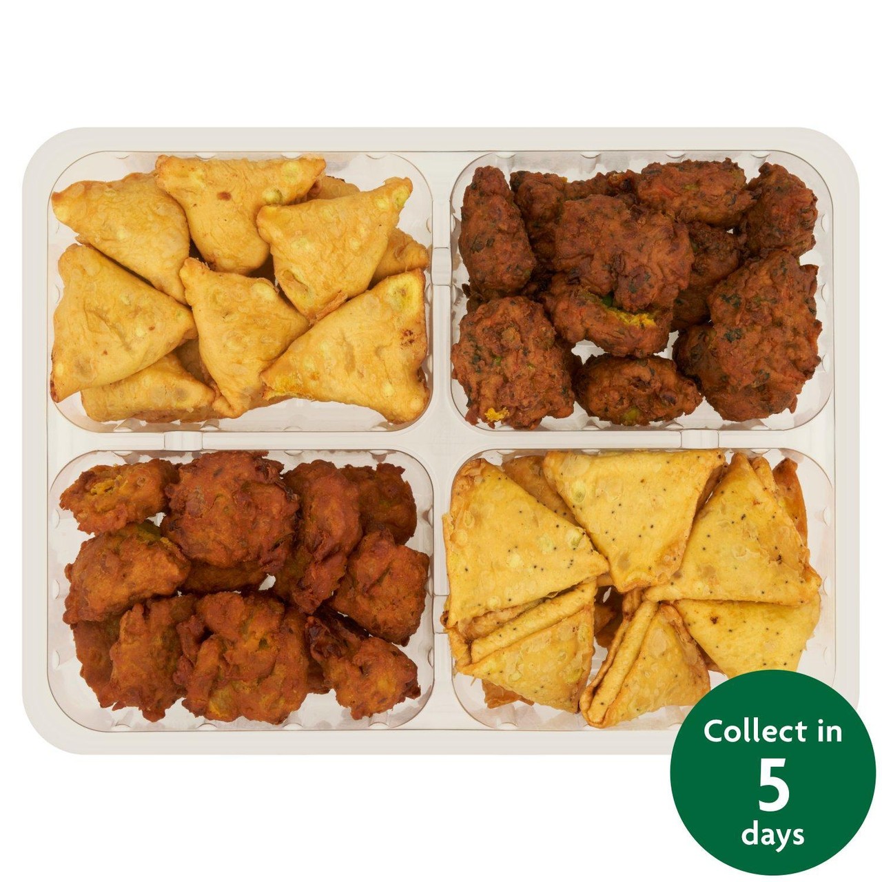 Indian Style Snack Selection (48 Piece)