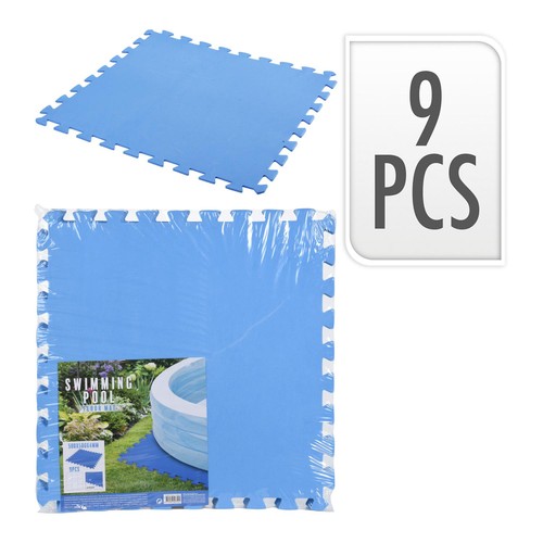 Pool Floor Cover Tiles Set 9pieces