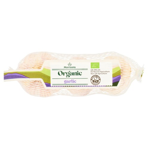 Morrisons Organic Garlic 3 Pack