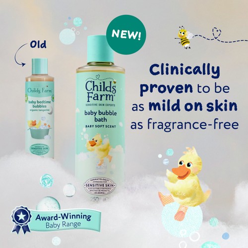 Childs Farm Baby Bedtime Bubbles Tangerine 250ml