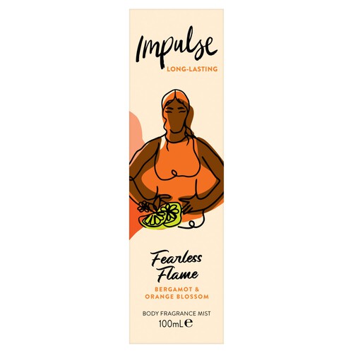 Impulse Fearless Flame Body Mist 