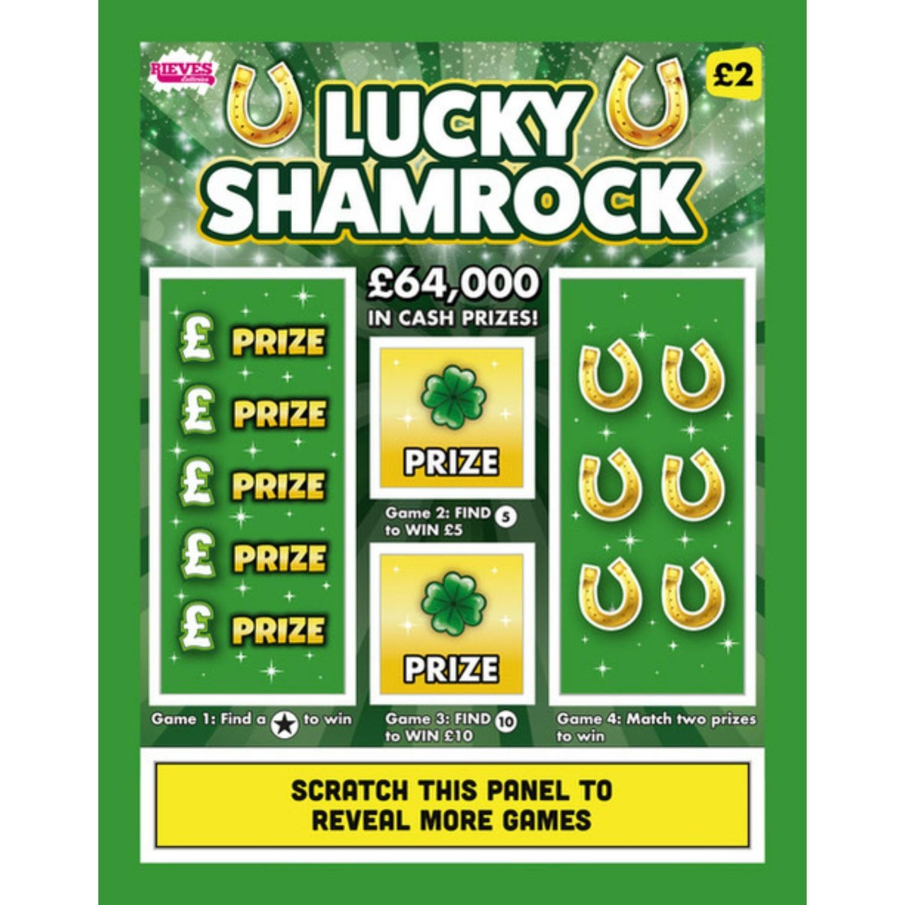 Morrisons Lucky Shamrock 2025 Scratch Card