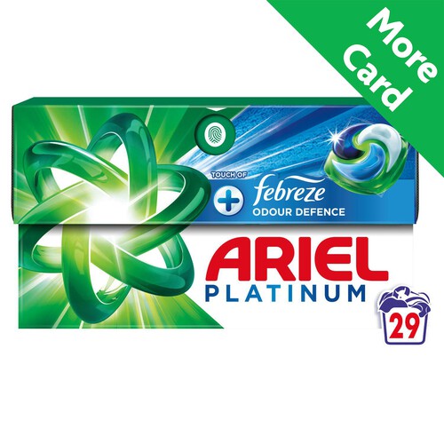 Ariel Platinum + Febreze Odour Defence Washing Capsules