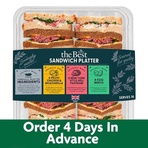 Morrisons The Best Winter Sandwich Platter Serves 16