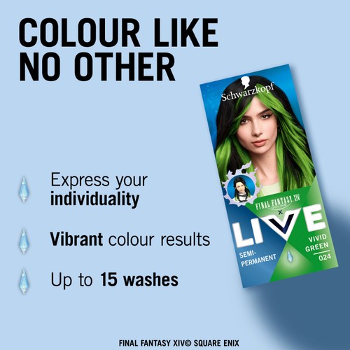 Schwarzkopf LIVE Vivid Green 024