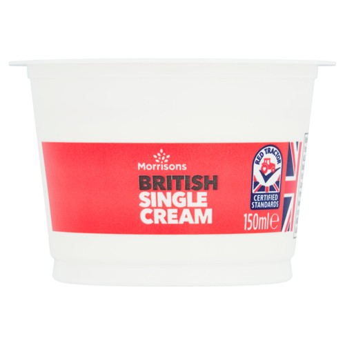 Morrisons single cream