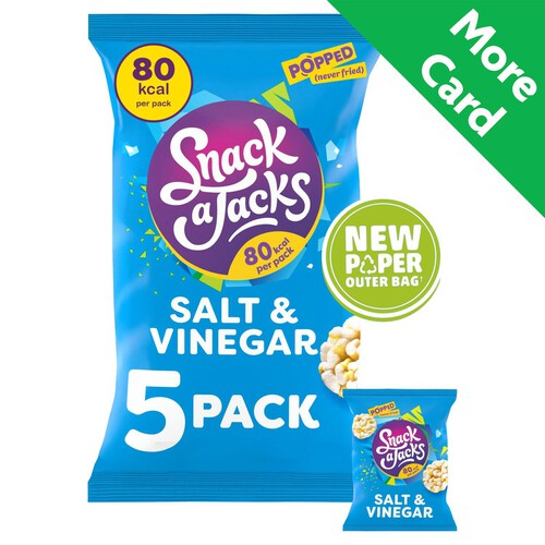 Snack a Jacks Salt & Vinegar Multipack Rice Cakes Crisps