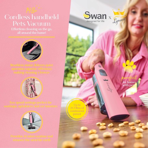 Swan 14.8v Cordless Handheld Pets Vacuum