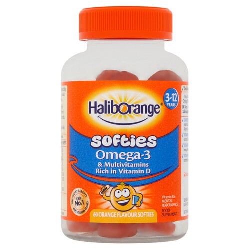 Haliborange Omega 3 Softies 30's Orange