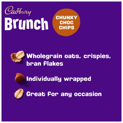 Cadbury Brunch Chocolate Chip Cereal Bars 10x28g