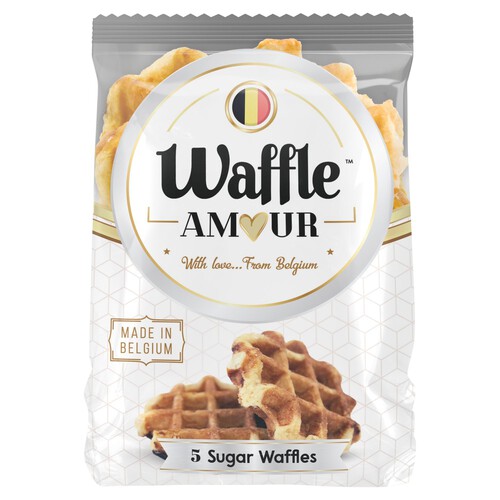 Waffle Amour Sugar Pearl Waffles