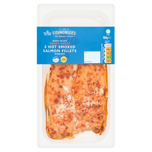 Morrisons Hot Smoked Sweet Chilli Salmon Fillet 2 Pack