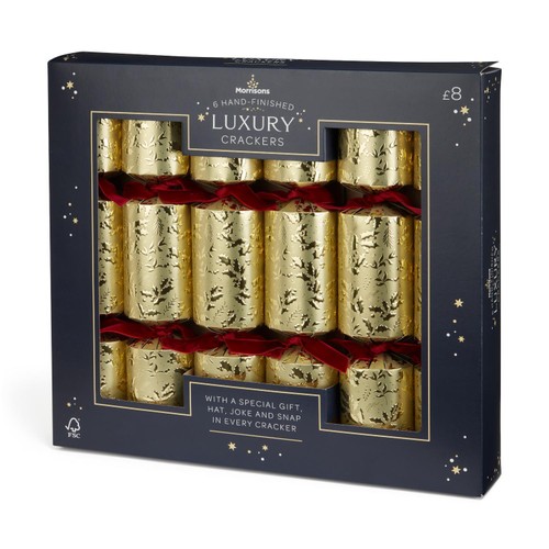 Morrisons Luxury Gold Crackers 