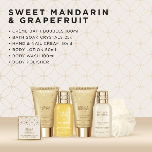 Baylis & Harding Sweet Mandarin & Grapefruit Luxury Pamper Gift Set