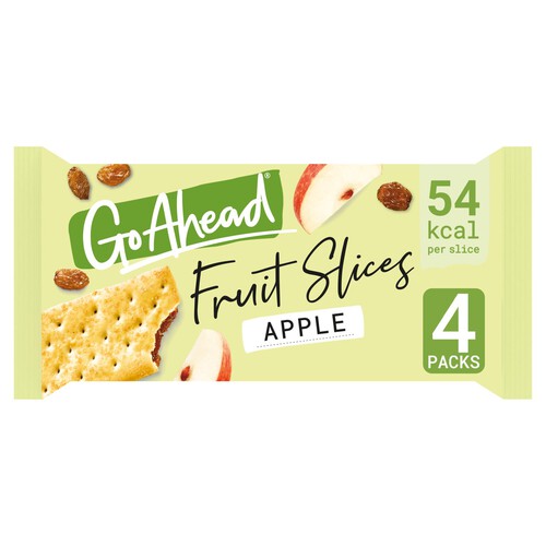 Go Ahead Apple Crispy Fruit Slices Snack Bars 4 Pack Multipack 