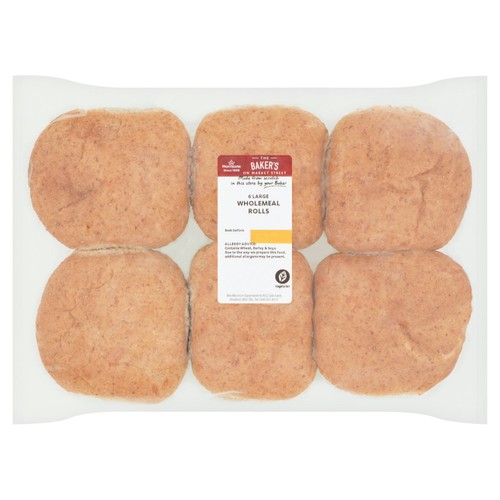 Morrisons large wholemeal baps