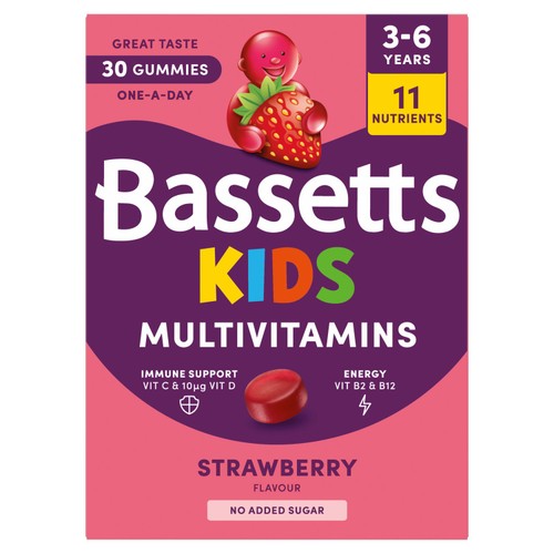 Bassetts 3-6 Multivitamin Strawberry 
