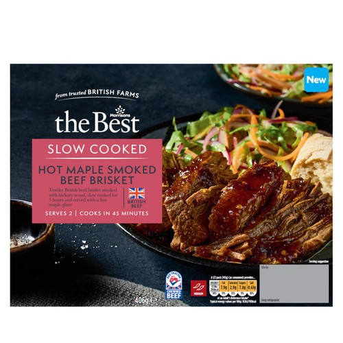 Morrisons The Best Slow Cooked Smoked Brisket With Maple Glaze 406g