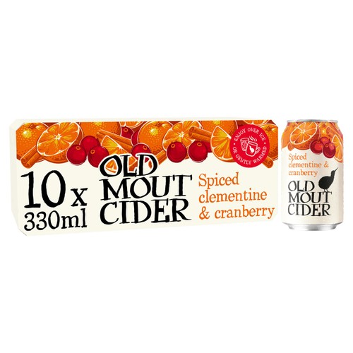 Old Mout Spiced Clementine & Cranberry Cider 10 x 330ml