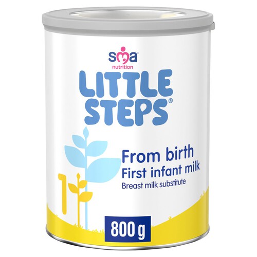 SMA Little Steps First Baby Milk Formula From Birth