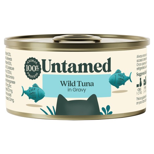 Untamed Wild Tuna In Gravy Cat Food 75g