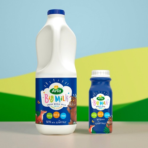 Arla Big Milk Fresh Whole Milk 2L Vitamin Enriched for kids 1+