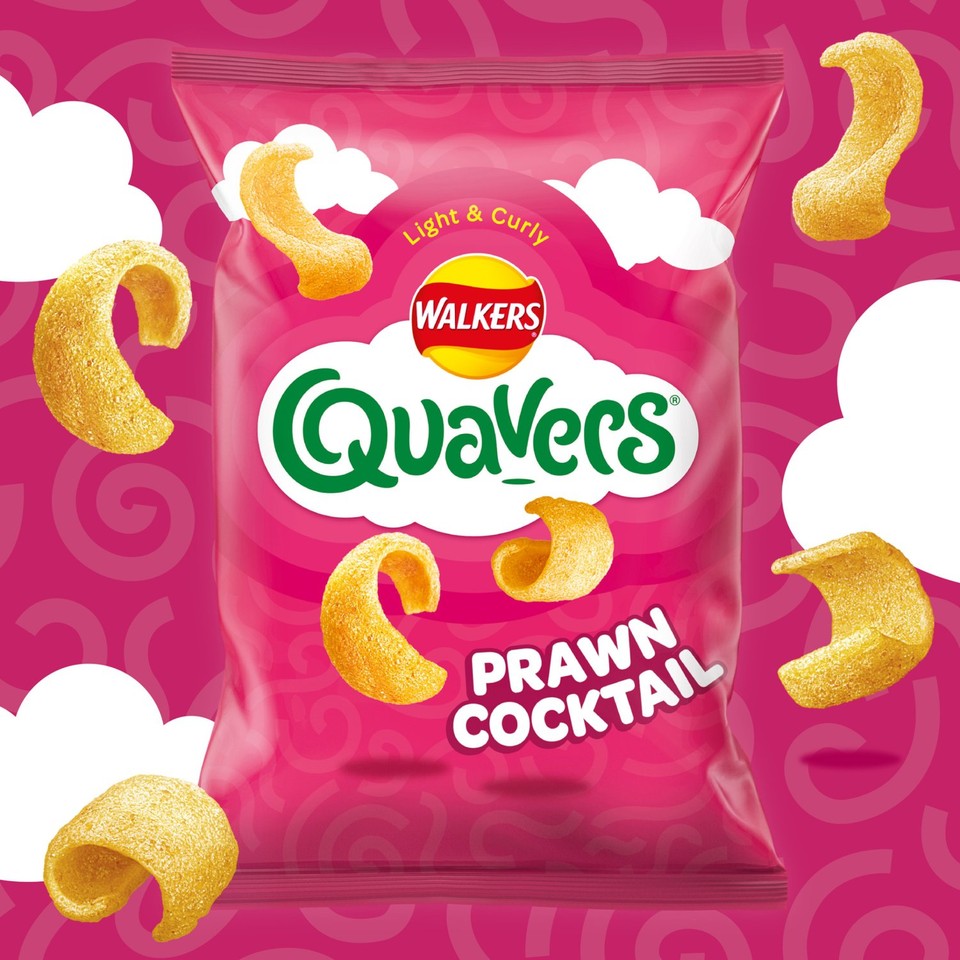 Walkers Quavers Prawn Cocktail Snacks Crisps - Morrisons Online ...