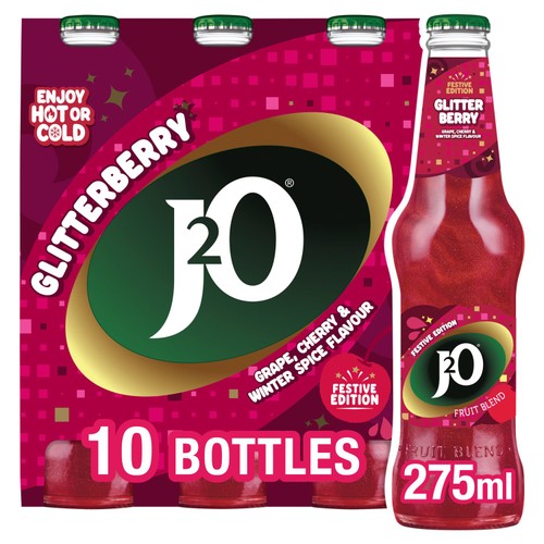 J2O Glitterberry 10 Bottles