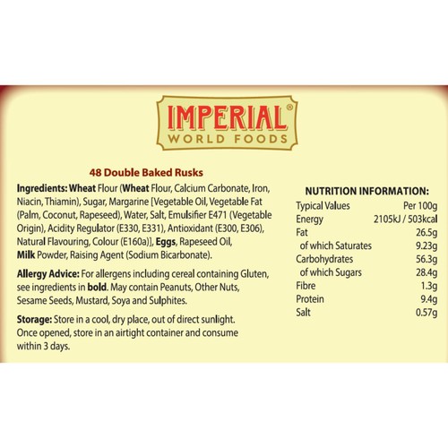 Imperial Gift Rusk Pack