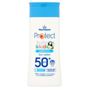 Morrisons SPF 50 Baby & Kids Sensitive Lotion