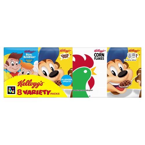 Kellogg's Variety Pack Breakfast Cereal 8x30g