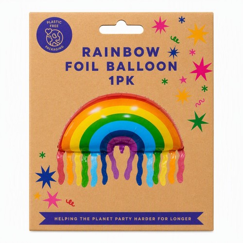 Mad Party Rainbow Foil Balloon