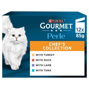 Gourmet Perle Chef's Collection in Gravy Wet Cat Food 12 x 85g