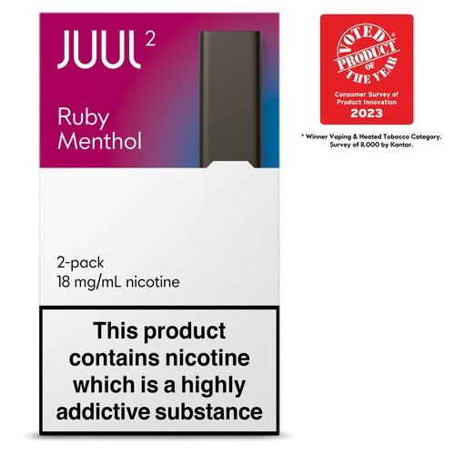 Juul 2 Pods UK Ruby Menthol 18MG