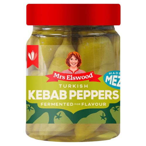 Mrs Elswood Mezze Kebab Peppers 300g