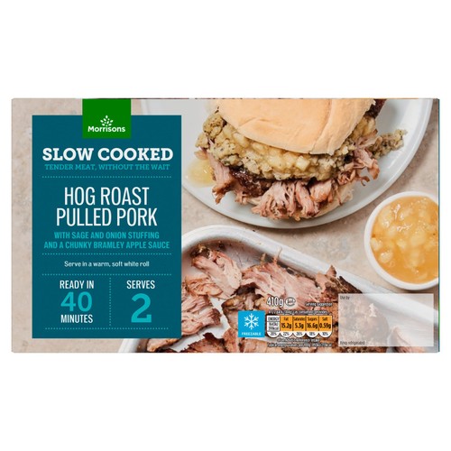 Morrisons Market Street Hog Roast Pulled Pork Slow Cooked 410g