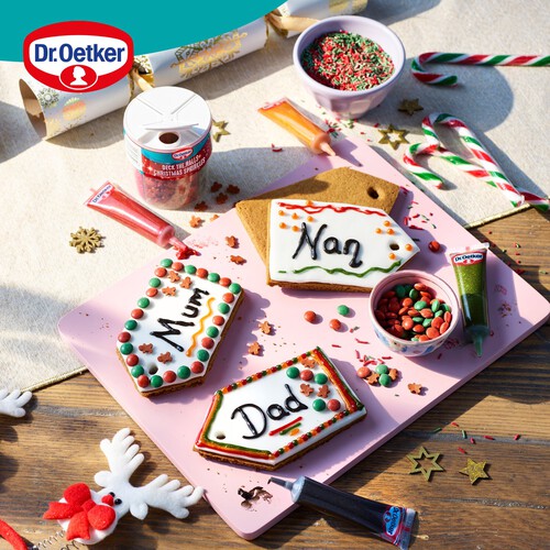 Dr. Oetker Christmas Glittery Decorating Icing 4 Colours 