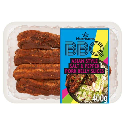 Morrisons BBQ Asian Style Salt & Pepper Pork Belly Slices