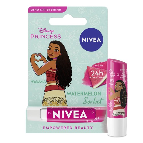 NIVEA Disney Princess Moana Watermelon Sorbet Lip Balm 4.8g
