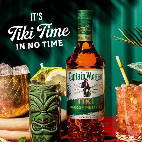 Captain Morgan Tiki Mango & Pineapple Rum Based Spirit  